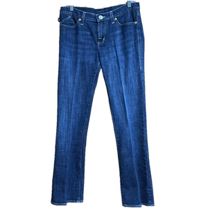 Rock & Republic Kasandra Straight Leg Jeans with Rhinestone Detail Size 10 - EUC